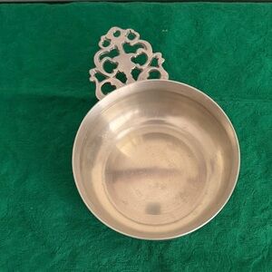 John Gibson Small Billings Pewter Porringer